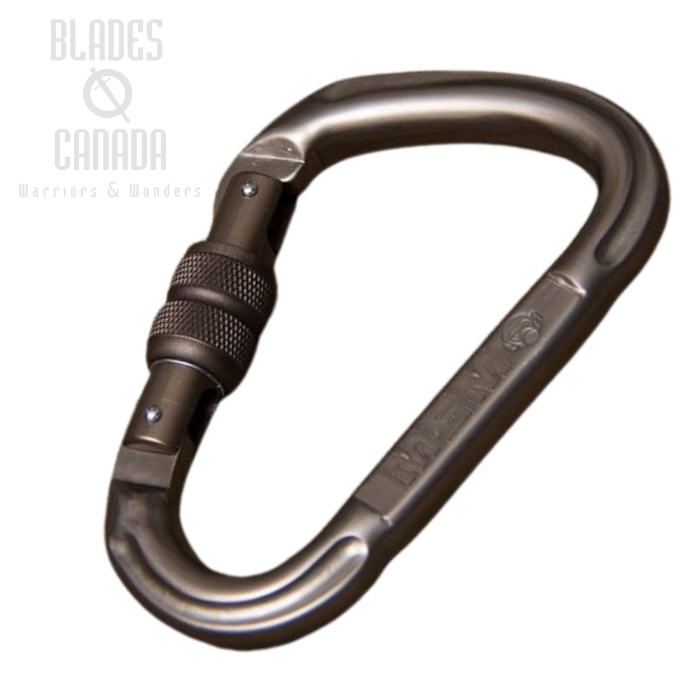 Mil-Spec Monkey Hardware Pear-S Locking Carabiner- Brown